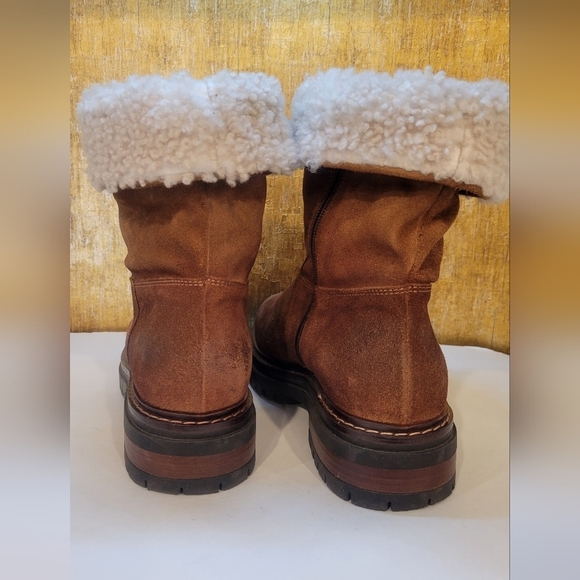 Shearling Cuff Ankle Boots Celtic & Co Women's Size 40 - Picture 10 of 11